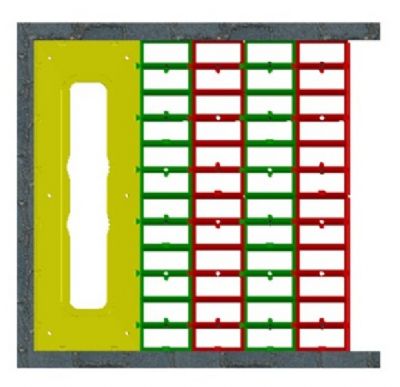 IMPEY AQUA-GRADE 600mm LINEAR DRAIN SYSTEM - THREE WALLS - ONE FALL 900mm x 900mm for TILED FLOORS, AG60L9090/1F